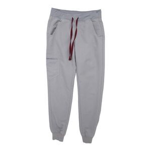 FIGS Technical Collection Jogger Scrub Pants XS Gray Drawstring Utility Zamora